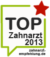 Link und Logo: TOP Zahnarzt 2013